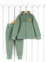 КД486/6-Ф Комплект детский (куртка+брюки/футер 3-х нитка Soft барашек/полынь), р. 104