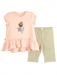 Комплект 1296А3 розово-серый