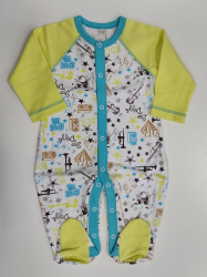 К47/2-И Комбинезон (музыкальные инструменты/лайм) 