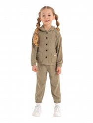 О66649 Джемпер дев. зеленый