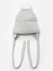 01655-22 ШАПКА "Зая" р.48 св.серый