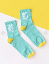 TL236 Носки детские лазурно-желтый