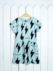 С138/3-К Платье Молнии (пыльный голубой)