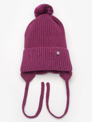 01720-32 ШАПКА "Samantha" ежевика блеск