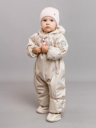 600-24вм-1 Комбинезон-трансформер для мальчика "Лоли" миндальное печенье