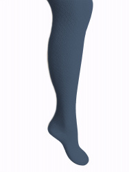 K300 Колготки ажурные с пяткой ромбик т.синий