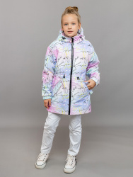 631-24в-1 Парка для девочки "Латифа" мультиколор р.104-56