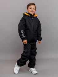 652-24в-1 Комплект для мальчика "Неон" черный с оранжевым 