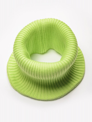 6079-22 ШАРФ-МАНИШКА ДЕТСКАЯ "Skate" р.one size ярк.салатовый